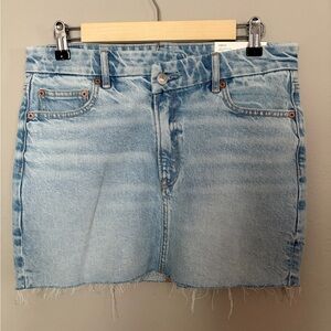 American Eagle Outfitters Light Blue Denim Mini Skirt